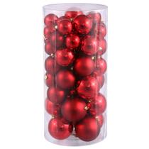Enfeites de Natal Vickerman Red Balls Shiny/Matte 50 Box Enfeites de Natal Vickerman Red Balls Shiny/Matte 50 Box