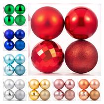 Enfeites de Natal XmasExp Large Red Shatterproof 8cm
