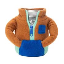 Enfriador de Lata Puffin La Chaqueta de Forro Polar Aislada para Cerveza de 355 ml
