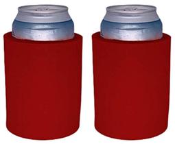Enfriador de Latas Coolie Junction de Espuma Gruesa 12oz Rojo (Paquete de 2) Enfriador de Latas Coolie Junction de Espuma Gruesa 12oz Rojo (Paquete de 2)