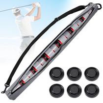 Enfriador para cerveza de golf Acostop mejorado con 6 discos de hielo gris