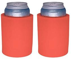 Enfriador para Latas Coolie Junction de Espuma Gruesa 12oz (Paquete de 2, Rosa)