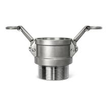 Engate acoplador tipo b camlock em inox 304 macho bsp 1.1/2" Engate acoplador tipo b camlock em inox 304 macho bsp 1.1/2"