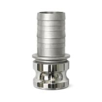 Engate adaptador tipo e camlock em inox 304 espigão 1.1/2'' Engate adaptador tipo e camlock em inox 304 espigão 1.1/2''
