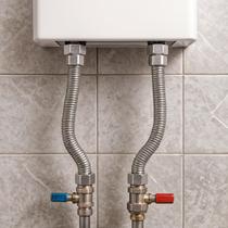 Engate Alta Vazão Aço Inox Macho E Fêmea 30cm Aquecedor Engate Alta Vazão Aço Inox Macho E Fêmea 30cm Aquecedor