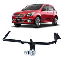 Engate Braconi Agile 2014 2015 2016 Não Precisa Furar com Bola Cromada Tração até 450kg Modelo Fixo - GM-52 Engate Braconi Agile 2014 2015 2016 Não Precisa Furar com Bola Cromada Tração até 450kg Modelo Fixo - GM-52