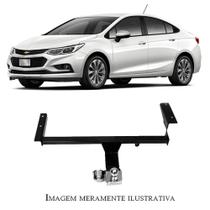 Engate Braconi Cruze Sedan 2011 Até 2016 Não Precisa Furar com Bola Cromada Tração até 450kg Modelo Fixo - GM-43 Engate Braconi Cruze Sedan 2011 Até 2016 Não Precisa Furar com Bola Cromada Tração até 450kg Modelo Fixo - GM-43