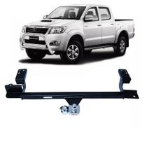 Engate Braconi Hilux 2005-2015 Sem Furar com Bola Cromada Tração até 1000kg Modelo Fixo - IM-41 Engate Braconi Hilux 2005-2015 Sem Furar com Bola Cromada Tração até 1000kg Modelo Fixo - IM-41