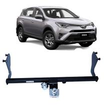 Engate Braconi New Rav4 2013 até 2017 Não Precisa Furar com Bola Cromada Tração até 600kg Modelo Fixo - IM-121 Engate Braconi New Rav4 2013 até 2017 Não Precisa Furar com Bola Cromada Tração até 600kg Modelo Fixo - IM-121