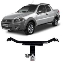 Engate Braconi STRADA 2014 até 2020 Não Precisa Furar Bola Cromada até 450kg Modelo Fixo FT-35 Engate Braconi STRADA 2014 até 2020 Não Precisa Furar Bola Cromada até 450kg Modelo Fixo FT-35