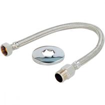 Engate Cromado Flex Alpha 60Cm Malha Inox Engate Cromado Flex Alpha 60Cm Malha Inox