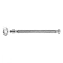 Engate Cromado Flex Blukit 60Cm Malha Inox