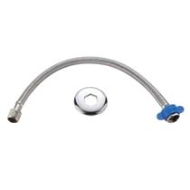 Engate De Aço Inox Flexível Em Malha Trançada De 40cm Torneira Pia Caixa Acoplada PMX