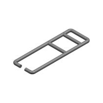 Engate De Cinta Carreta Zincado Branco