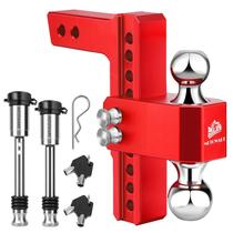 Engate de Reboque Ajustável METOWARE com Altura Regulável de 20 cm e Capacidade de 14.000 lbs Engate de Reboque Ajustável METOWARE com Altura Regulável de 20 cm e Capacidade de 14.000 lbs