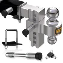 Engate de reboque KYX ajustável de 6" Drop/Rise 12500 LBS GTW Engate de reboque KYX ajustável de 6" Drop/Rise 12500 LBS GTW