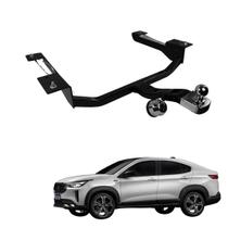 Engate fiat fastback audace - impetus - limited edition t270 t200 fixo + bola cromada + tomada cromada + capa inox Engate fiat fastback audace - impetus - limited edition t270 t200 fixo + bola cromada + tomada cromada + capa inox