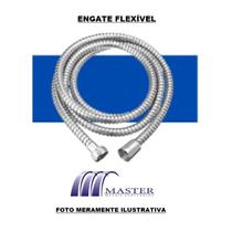Engate Flexível 50cm Pvc Cromado - Master Metais