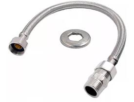 Engate Flexível 60cm Aço Inox Serve Fabrimar/ Deca/ Esteves REF-153 Engate Flexível 60cm Aço Inox Serve Fabrimar/ Deca/ Esteves REF-153