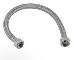 Engate Flexível Aço 40cm Água Quente Fêmea/fêmea Emmeti