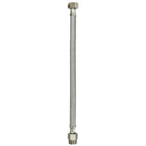 Engate Flexível Aço Inox Trançado C/ Canopla 1/2''x60cm Japi Engate Flexível Aço Inox Trançado C/ Canopla 1/2''x60cm Japi