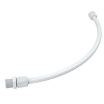 Engate Flexível Blukit 40cm PVC Branco Torneira Chuveiro Instalação Fácil Vedação Segura Banheiro