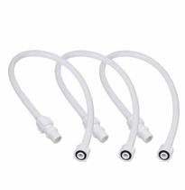 Engate Flexível Branco 30cm Astra kit com 3un Engate Flexível Branco 30cm Astra kit com 3un