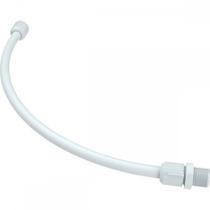 Engate Flexivel Branco Pvc Tigre 40Cm - Kit C/20 Pecas