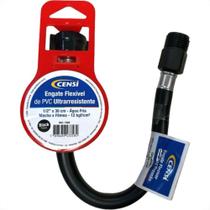 Engate Flexivel Censi Alta Pressao Preto Pvc Para Agua Fosco 30Cm Ultra Resistente Engate Flexivel Censi Alta Pressao Preto Pvc Para Agua Fosco 30Cm Ultra Resistente