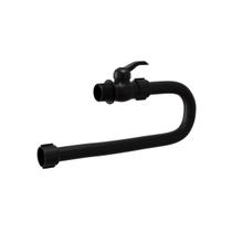 Engate Flexível Com Registro Pvc 1/2'' X 60Cm Preto Estrela