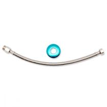 Engate Flexivel Cromado Brasfort Malha Inox 30Cm 7005 Engate Flexivel Cromado Brasfort Malha Inox 30Cm 7005