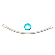 Engate Flexivel Cromado Brasfort Malha Inox 40Cm 7006 Engate Flexivel Cromado Brasfort Malha Inox 40Cm 7006