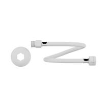 Engate Flexível de PVC Alta Pressão 40cm Branco
