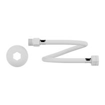 Engate Flexível de PVC Alta Pressão 60cm Branco