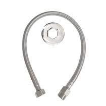 Engate Flexível Inox 60cm Macho Fêmea 1/2"