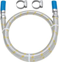 Engate flexível inox para gás espigao 3/8 - blukit Engate flexível inox para gás espigao 3/8 - blukit