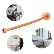 Engate Flexível Inox Trançado 60cm Bronze