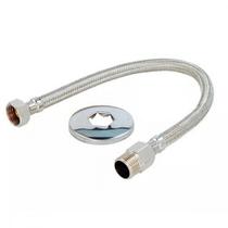 Engate Flexivel Malha Inox Metrox Trancado 60Cm Engate Flexivel Malha Inox Metrox Trancado 60Cm