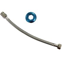 Engate Flexível Mangueira Trançado Aço Inox 60cm Quente Fria