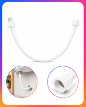 Engate Flexível PVC Branco Astra 50cm 1/2 Resistente para Torneiras e Água Fria Engate Flexível PVC Branco Astra 50cm 1/2 Resistente para Torneiras e Água Fria