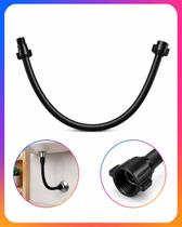 Engate Flexível PVC Preto Astra 50cm 1/2 Resistente para Torneiras e Água Fria Engate Flexível PVC Preto Astra 50cm 1/2 Resistente para Torneiras e Água Fria