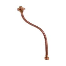 Engate Flexível Rosê Brilhoso 1701 Trançado 40cm Perflex 10100228