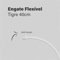 Engate Flexível Tigre PVC Branco 1/2" 40Cm Tigre Água Fria Pias Lavatórios Caixa de Descarga Engate Flexível Tigre PVC Branco 1/2" 40Cm Tigre Água Fria Pias Lavatórios Caixa de Descarga