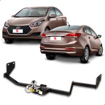 Engate H y u n d a i HB20S 2011-2019 Sustenta até 400Kg Aço Cromado Sem Furo com Capa Protetora