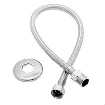 Engate Mangueira Flexível 60cm Trançado Aço Inox 1/2 Entrada Engate Mangueira Flexível 60cm Trançado Aço Inox 1/2 Entrada