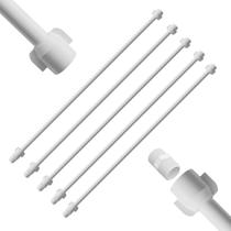 Engate Mangueira Flexível Descarga 100Cm X 1/2 Branco Kit 05