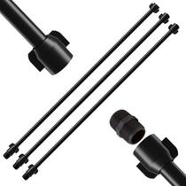 Engate Mangueira Flexível Descarga 60Cm X 1/2 Preto Kit 03