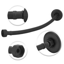 Engate Mangueira Flexível Preto/Black Trançado Aço Inox 30Cm Engate Mangueira Flexível Preto/Black Trançado Aço Inox 30Cm