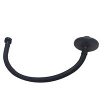 Engate Mangueira Flexível Preto/Black Trançado Aço Inox 60Cm