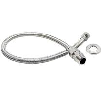 Engate Mangueira Flexível Trançado Aço Inox 30cm Quente Fria Engate Mangueira Flexível Trançado Aço Inox 30cm Quente Fria